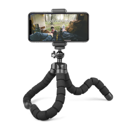 tripode flexible celular y cámara para selfie