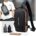 Mochila Cruzada Antirrobo con Candado y USB