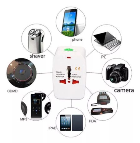 Adaptador Internacional 2 usb + 1 tipo C - Imagen 3