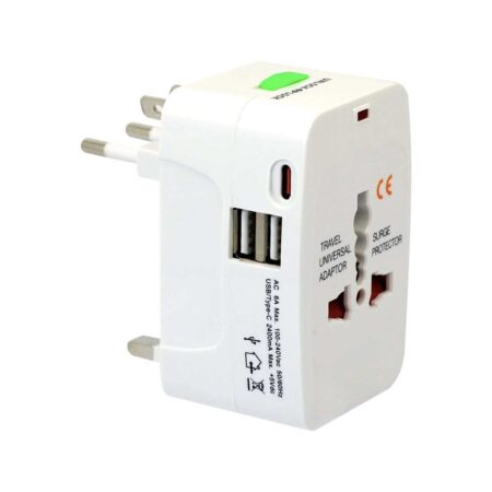 Adaptador Internacional 2 usb + 1 tipo C - Imagen 6
