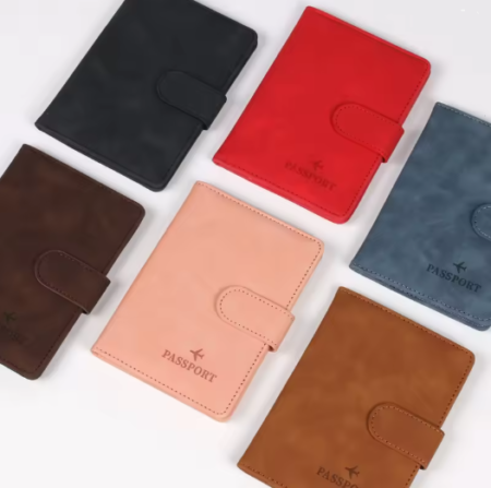 Porta Pasaporte Elegante Anti-Robo (Protección RFID)