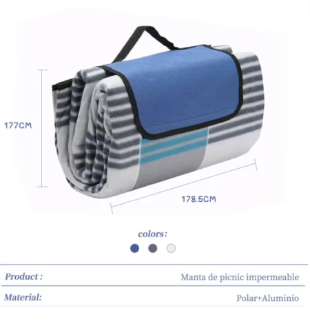 Manta Plegable Impermeable - Imagen 5