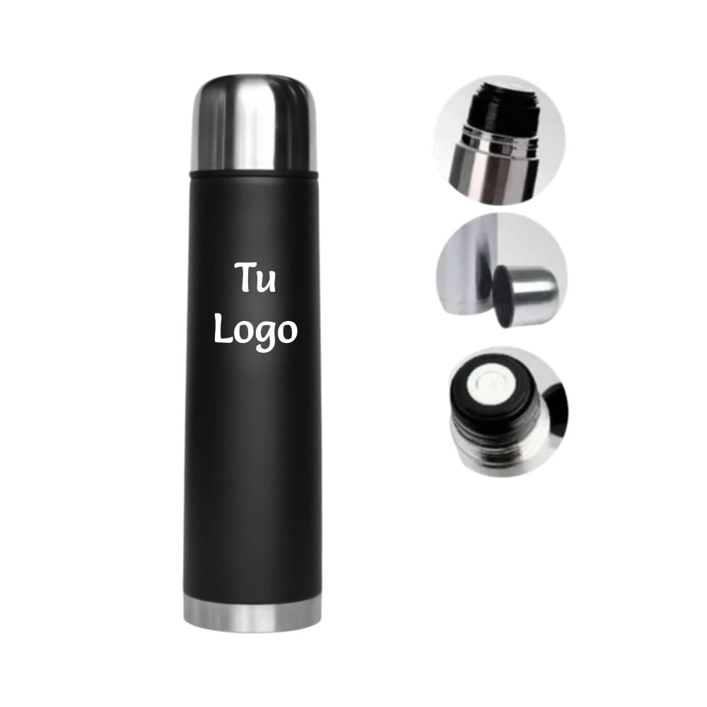 Termo litro acero inoxidable (ideal para logo)