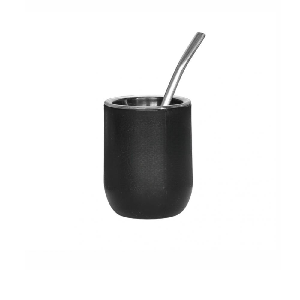 Mate antivuelco con tapa y bombilla (ideal para logo) - Imagen 2