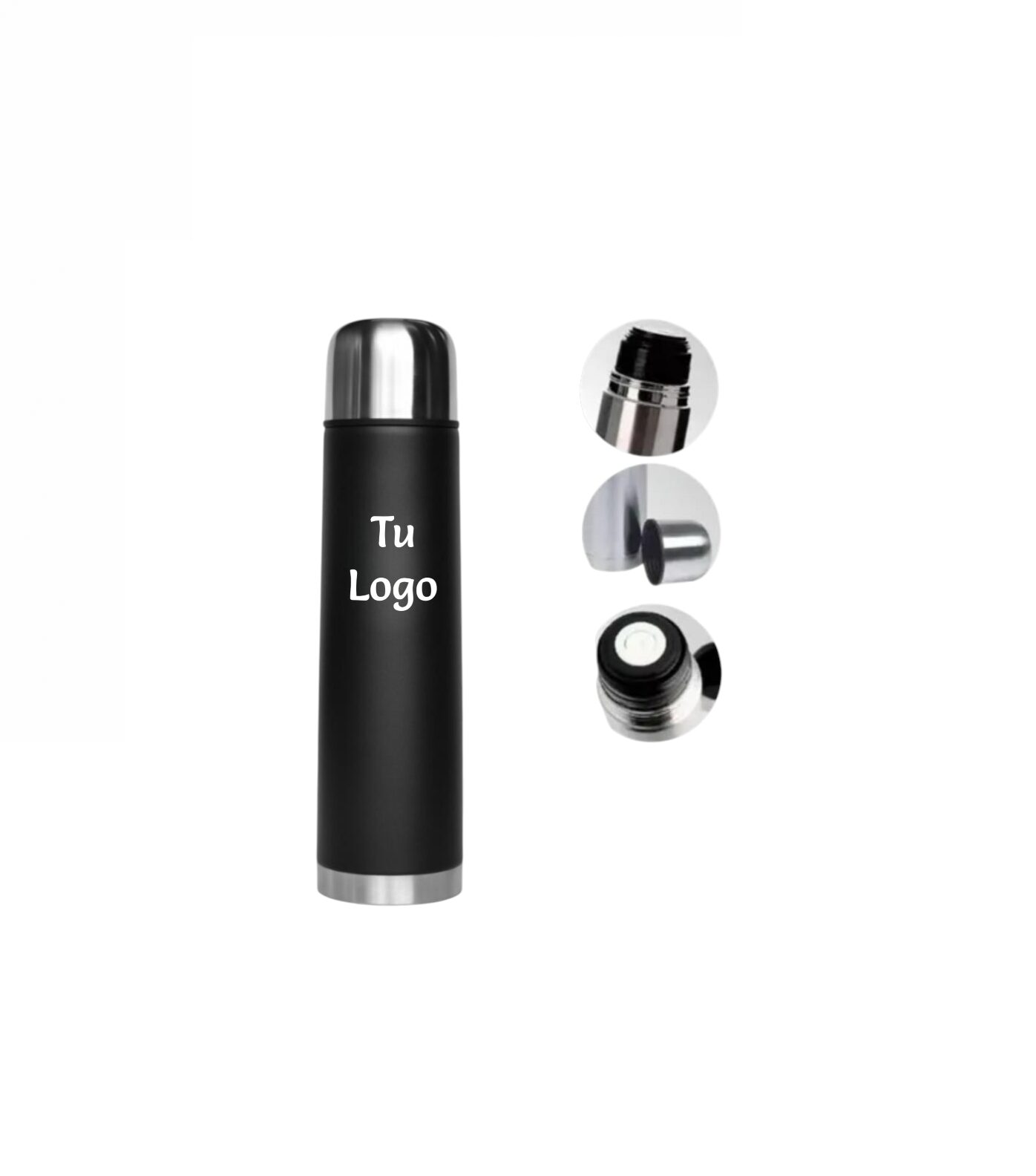 Termo 500cc de acero inoxidable (ideal para logo)